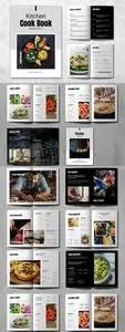 Kitchen Cook Book Magazine Design Template V5FD43D