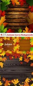 Vectors - Autumn Leaves Backgrounds