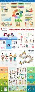 Vectors - Infographics with People 55