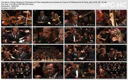 (Arte) Daniel Harding et l'Orchestre de Paris interprètent les Scènes de Faust à la Philharmonie de Paris (2016)
