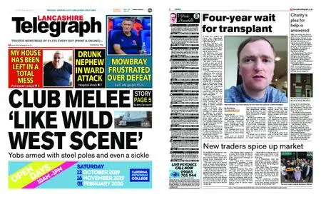 Lancashire Telegraph (Blackburn, Darwen, Hyndburn, Ribble Valley) – September 30, 2019