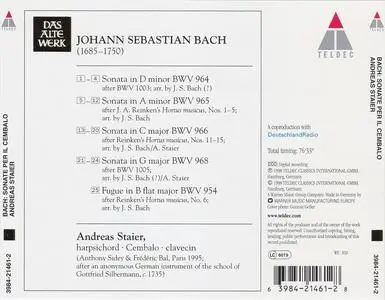 Andreas Staier - Johann Sebasian Bach: Sonate per il Cembalo, BWV 964-966, 068 & 954 (1998)