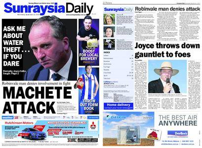 Sunraysia Daily – September 13, 2017