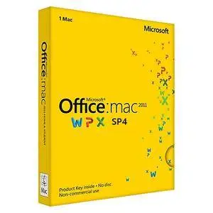 Microsoft Office 2011 Volume Licensed SP4 v14.7.0 MacOSX