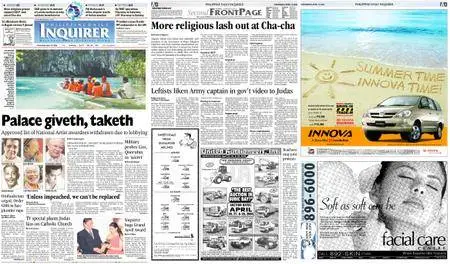 Philippine Daily Inquirer – April 12, 2006
