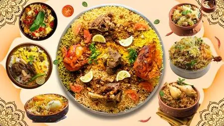 Indian Cooking Restaurant Style Biryani, Pulao & Rice Dishes