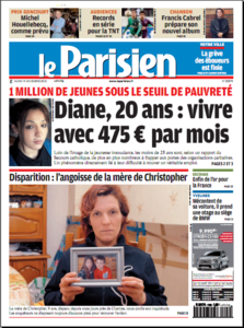 LE PARISIEN + cahier Paris - Mardi 9 novembre 2010