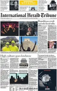 International Herald Tribune from Saturday, 22. December 2012