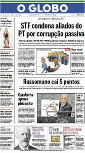 Jornal O Globo - 28 de setembro de 2012 - Sexta