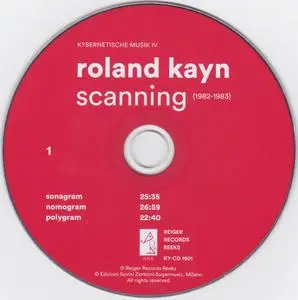 Roland Kayn - Scanning, 1982-1983 (2019) {10CD Box Set, Reiger Records Reeks KY-CD 1901-10}