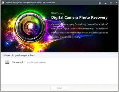 IUWEshare Digital Camera Photo Recovery 1.8.8.8 Unlimited / AdvancedPE