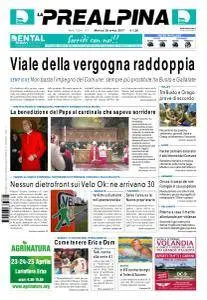 La Prealpina - 25 Aprile 2017