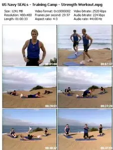 US Navy SEALs - Training Camp - Strength Workout (1999)