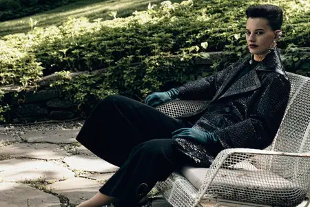 Amanda Murphy - Gregory Harris photoshoot for Interview Magazine August 2015