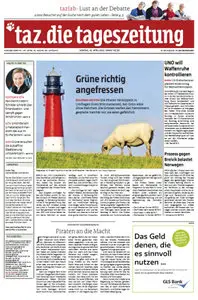 Tageszeitung TAZ vom 16 April 2012