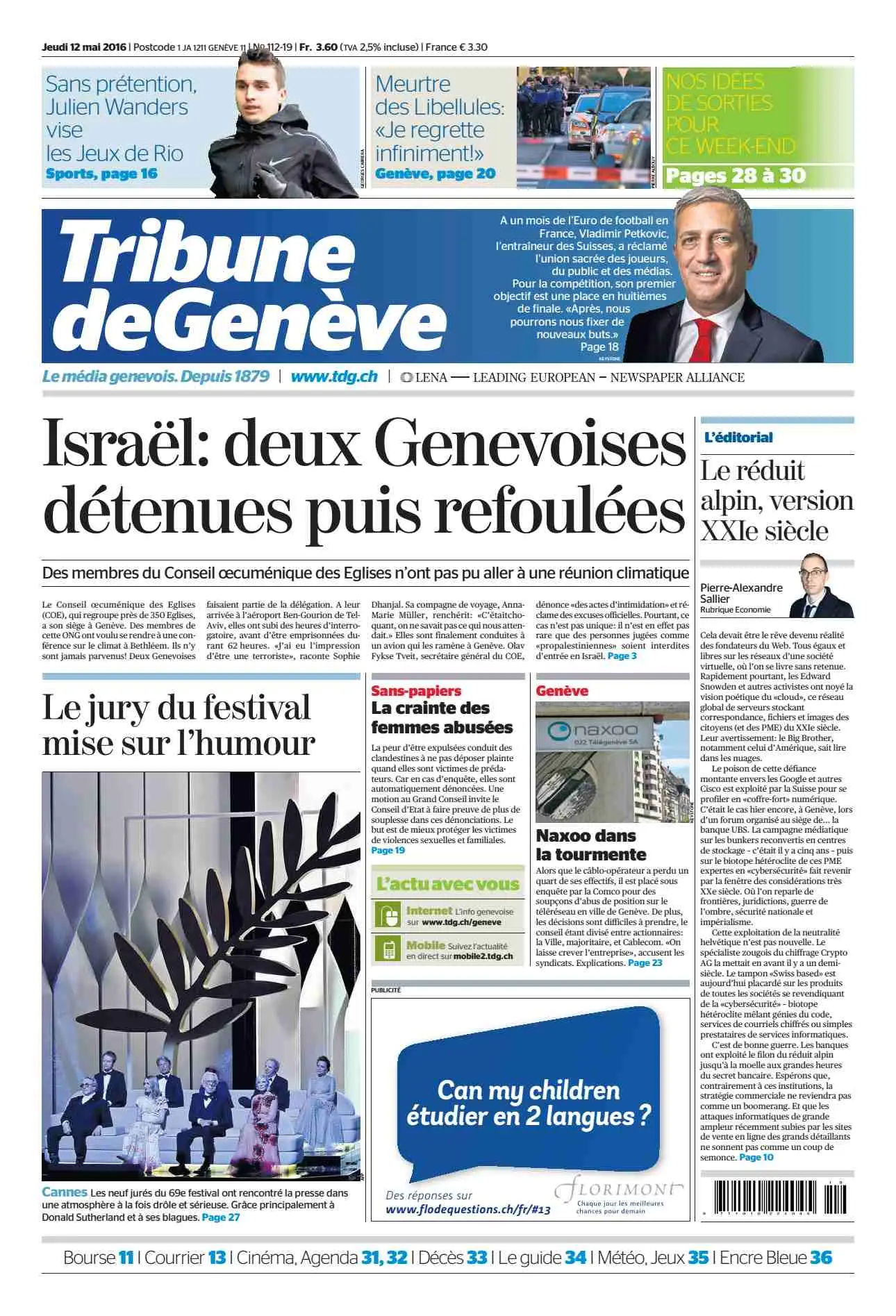 Tribune De Geneve Du 12 Mai 2016 Avaxhome