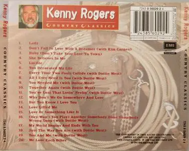 Kenny Rogers - Country Classics (1997) {EMI Europe}