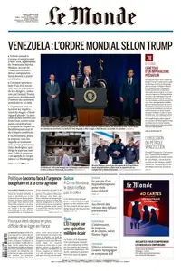 Le Monde du Mardi 6 Janvier 2026