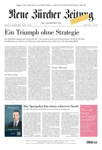 Neue Zuercher Zeitung - 21 Sepember 2024