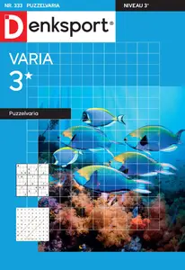 Denksport Varia 3 Puzzelvaria - 24 Oktober 2024