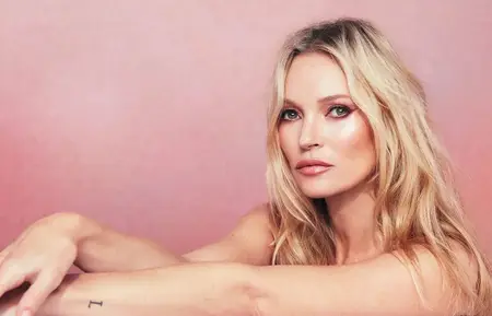 Kate Moss and Charlotte Tilbury by Matt Easton for ELLE China December 2023