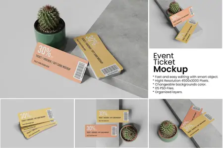 EE - Event Ticket Mockup GZ26VJD