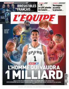 L’equipe du Lundi 20 Octobre 2025
