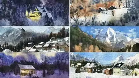 Mastering Snowy Landscapes In Watercolor