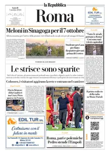 la Repubblica Roma - 7 Ottobre 2024