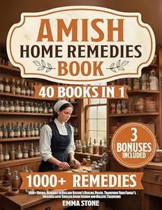 Amish Home Remedies Book: [40 in 1] 1000+ Herbal Remedies to Reclaim Nature’s Healing Power. Transform Your Family’s Wellness
