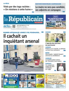 Le Républicain Sud Gironde - 18 Septembre 2025