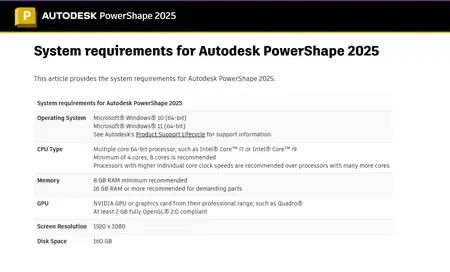 Autodesk PowerShape 2025.0.1