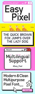 Easy Pixel - Modern Pixel Font BDP3MD7
