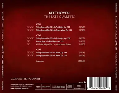 Calidore String Quartet - Ludwig van Beethoven: The Late Quartets (2023)