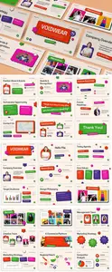 Retro Colorful Powerpoint Template MXGVJSU