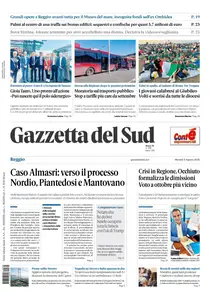 Gazzetta del Sud Reggio Calabria - 5 Agosto 2025