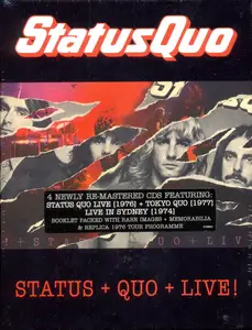 Status Quo - Status + Quo + Live! (2014) {4CD Deluxe Edition Box Set, Remastered} Repost