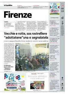 la Repubblica Firenze - 29 Agosto 2018