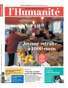 L’Humanite - 23 Décembre 2019