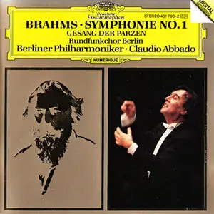 Brahms, Johannes: Symphony No. 1; Gesang der Parzen - Berliner Philharmoniker; Claudio Abbado