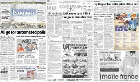 Philippine Daily Inquirer – March 06, 2009