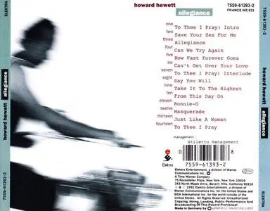 Howard Hewett - Allegiance (1992) {Elektra}