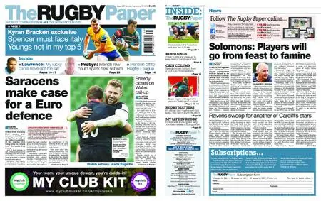 The Rugby Paper – September 20, 2020