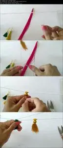 Learn How to Make Silk Thread Tassel Earrings