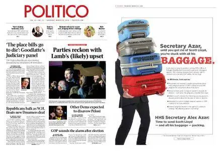 Politico – March 15, 2018