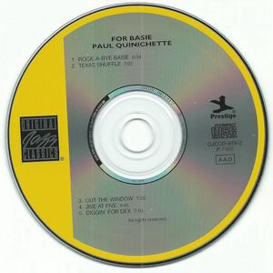Paul Quinichette - For Basie (1957) {Prestige OJCCD-978-2 rel 1998}