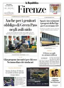 la Repubblica Firenze - 1 Settembre 2021