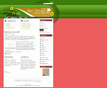 SunFlower Plazza Joomla Template