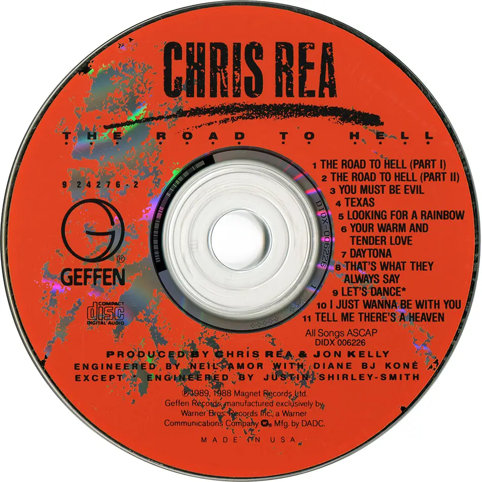 Песни криса ри дорога в ад. Chris Rea the Road to Hell 1989. Chris Rea 1989. Chris Rea album the Road to Hell. Chris Rea the Road to Hell 2.