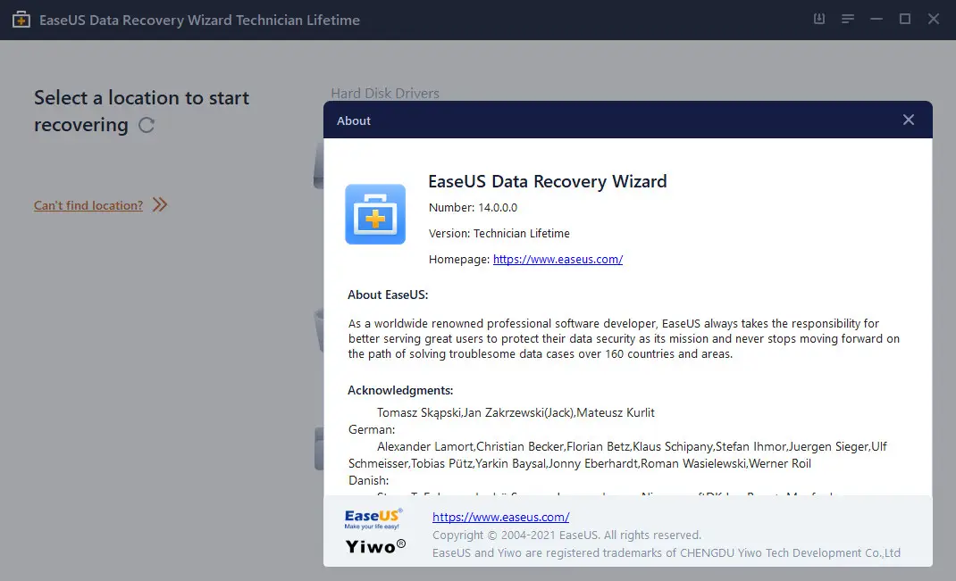 easeus data recovery wizard technician download